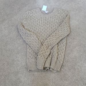 Gold J. CREW Sweater